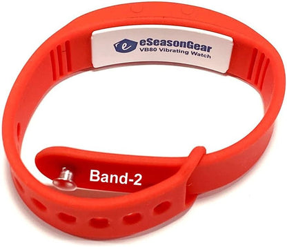 VB80 12 Alarm Vibrating Watch, Silent Vibration Shake Wake ADHD Medication Reminder