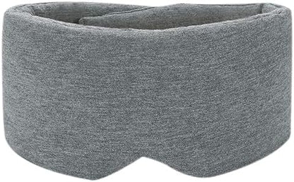 3D Sleep Mask for Side Sleepers, Blackout & Zero Pressure - Breathable Memory Foam, Adjustable Strap - for Travel, Yoga & Meditation Black