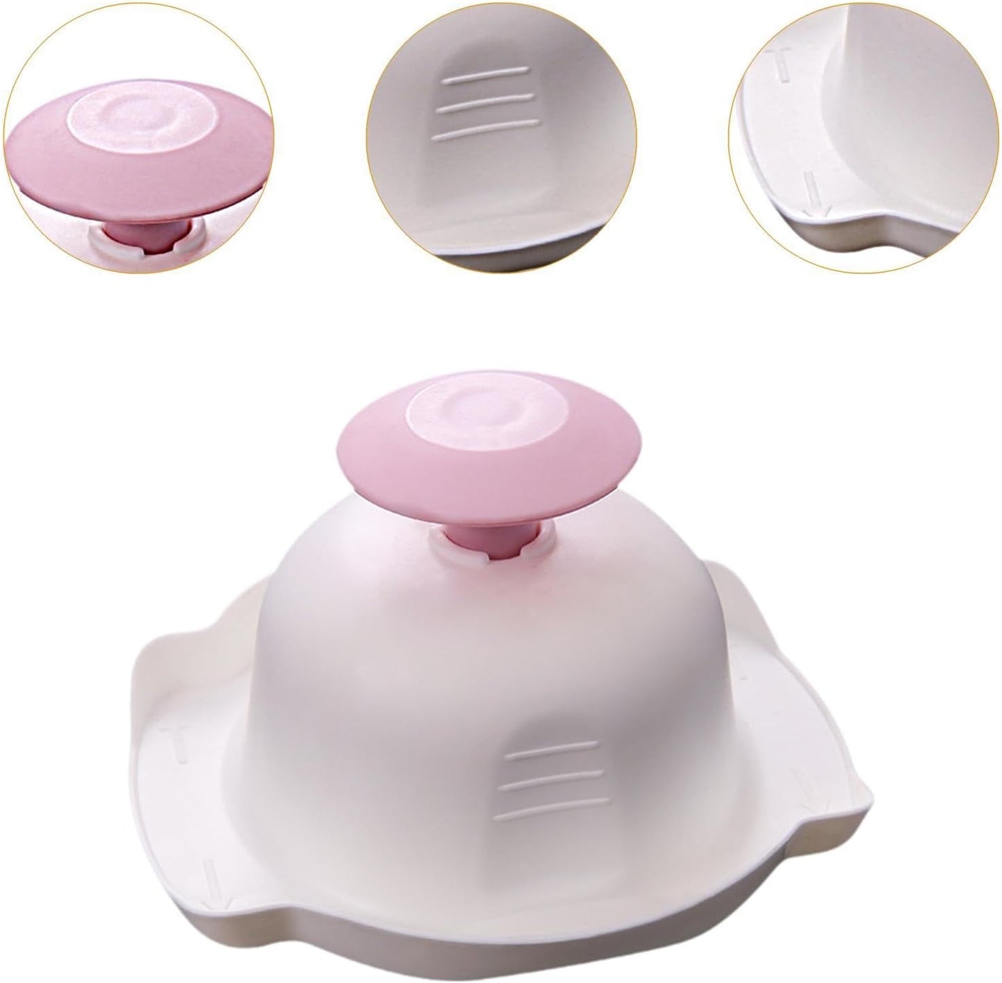 Grater Finger Guard Finger Protector Kitchen Helper Mandoline Accessory Anti-Slip Technology Made of PP for Kitchen Vegetable at Ho, Pink