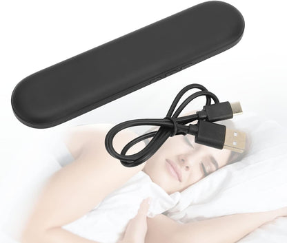 Pillow Speakers Bluetooth, Pillow Speakers, Bluetooth 5.3 Portable Bone Conduction Speaker with Timer Off Function, Mini Pillow Speaker for Adults, Children, Babies(White)