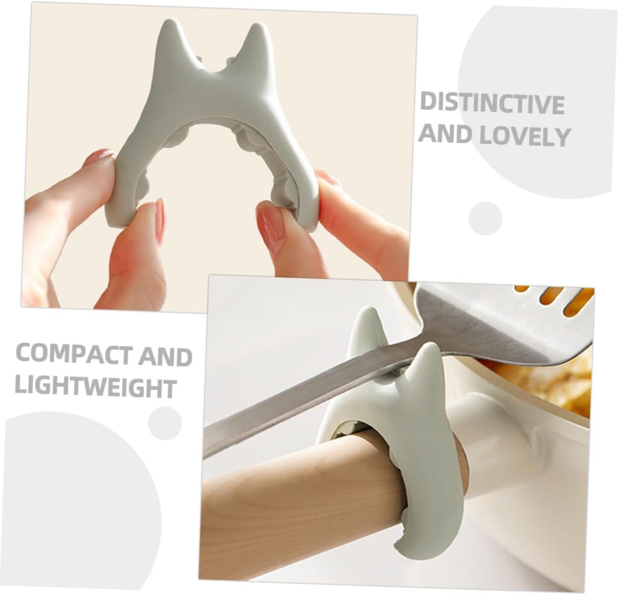 2pcs Silicone Pot Clip Spoon Rest Boil over Spill Lid Preventer Kitchen Spill Stopper Pot Cover Stopper