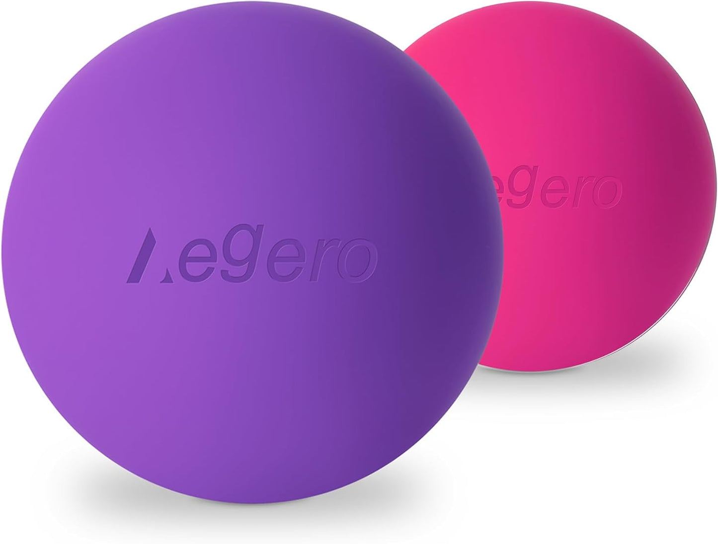 Massage Lacrosse Balls for Myofascial Release,Yoga Deep Tissue Massage,Trigger Point Therapy and Foot Plantar Fasciitis,Muscle Soreness Massager Ball (2Pack,Deep Blue and Purple) | Get Rid Of Muscle Pain,Massage Anywhere