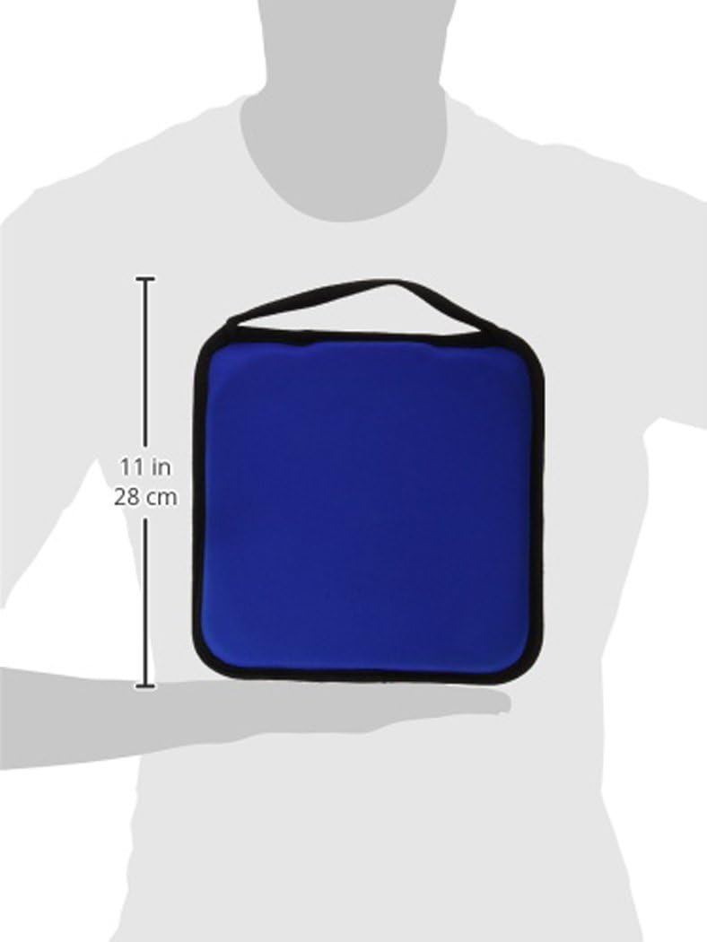 K&H Pet Bed Warmer, Microwavable Pet Heating Pad, 9x9in Blue