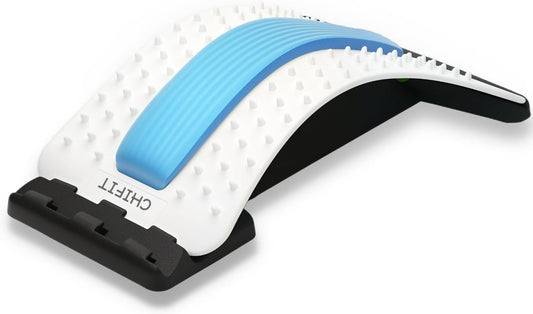 ChiFit Multi-Level Back Stretching Device - Immediate Relief for Herniated Disc, Sciatica, Scoliosis,Lower and Upper Back Stretcher Support and Pain Relief