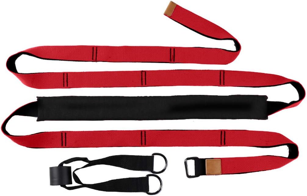 Yoga Fitness Stretching Strap, Door Flexibility Stretching Strap, Improve Leg Waist Back Flexibility Back Bend Assist Trainer, for Rehab Pilates Ballet Dance Cheerleading Splits Gymnastics