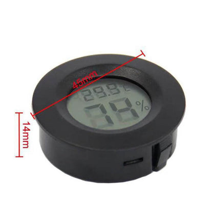 Mini Hygrometer Thermometer Digital Humidity Meter Indoor Outdoor Humidity Monitor Reptile Thermometer for Home Office Garden Cellar Fahrenheit/Celsius(℉/℃)
