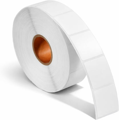 1" x 1" (25 mm x 25 mm) Blank Square QR Code Label, Square Removable Labels, Price Stickers for Both Home and Office, No Residue, 1380 Labels