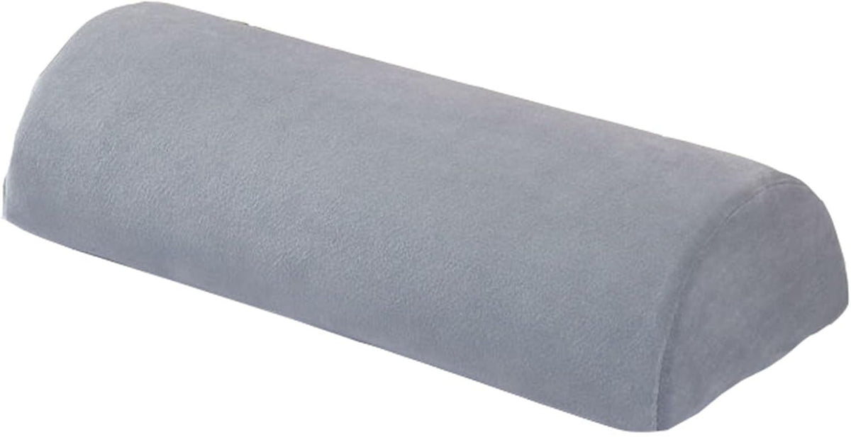 Large Half Moon Bolster Pillow for Legs, Knees, Side Sleepers，Lower Back and Head, with Pillowcase Memory Foam Leg Pillows for Sleeping Yoga Bed(#14,16.5x7x4in/42x18x10cm)