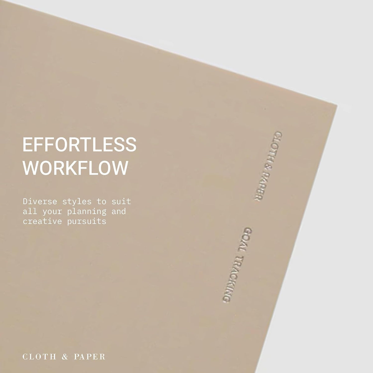 Cloth & Paper Travel Notebook | Daily Wellness Planner – Smoked Salt | Pocket Plus Wellness Planner 3.2" x 6" | Habit Tracker & Self Care Journal for Goals, Gratitude & Reflection – Soft Touch Cover