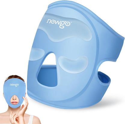 NEWGO Cooling Face Eye Mask for Puffy Eyes, Cold Face Ice Pack