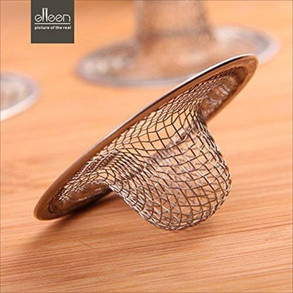 Sink Strainer,Drain Hair Catcher for Bathroom Bathtub Drains(2.75" / 1") | Bathroom Sink Drain Strainer,2PCS Drain Mesh Baskets for Laundry, Mop Pool, RV Sink