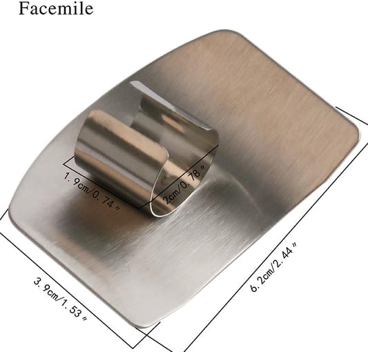 304Stainless Steel Finger Guards, New Finger Hand Protector for Cutting Food, 3 Packs, when Cutting, Slicing, Dicing, Chopping Vegatables, Kitchen Tool Knife Shields Guards Avoid Hurting