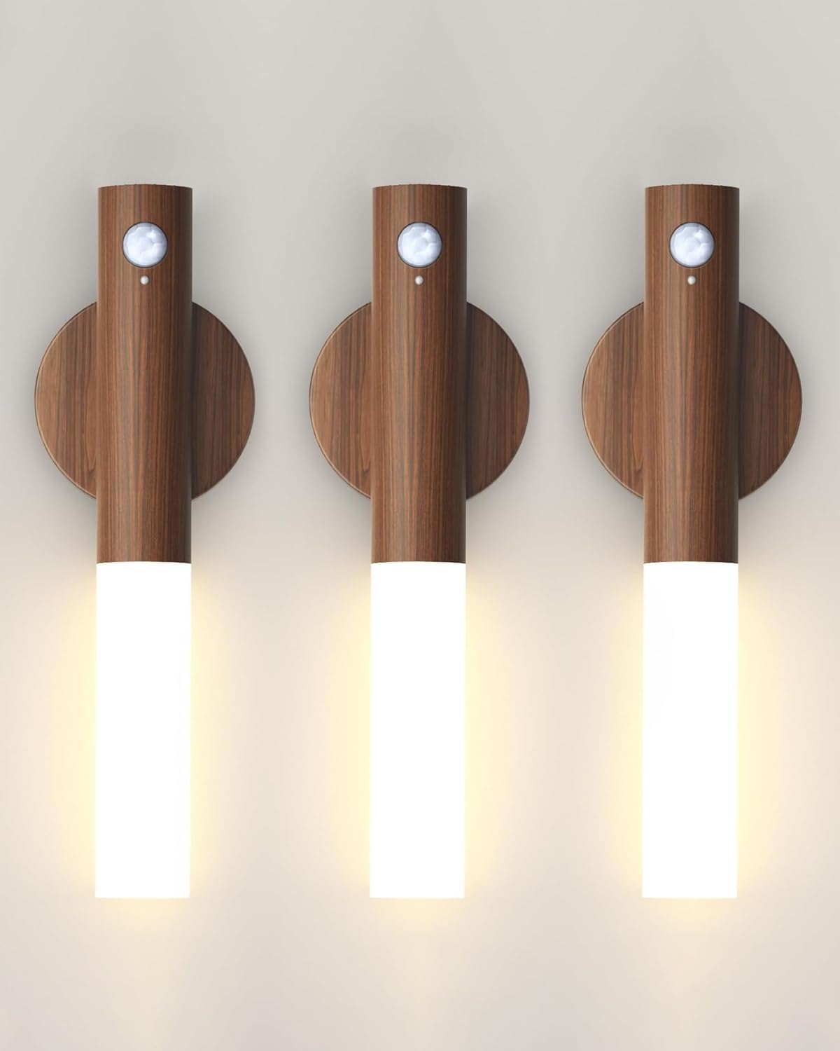 iThird Motion Sensor Light Indoor, 2200mAh Rechargeable Wall Sconce