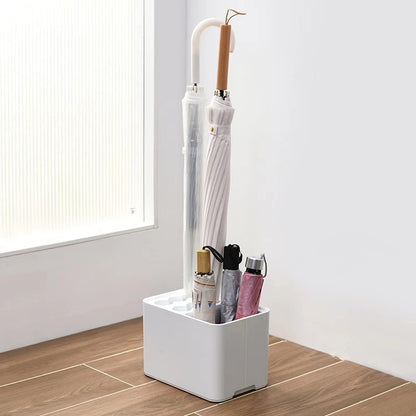 GeLive Umbrella Stand Rack Umbrella Holder with Drip Tray for Entryway Corner Space Saving Organizer Home Office Decor Stored 10 Umbrellas (Black)