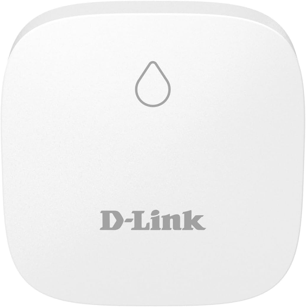 D-Link Next-Gen WiFi Water Leak Detector Starter Kit with 2 sensors—Loud 100 dB Sound Alarm—App Alert—LED Strobe Light—No Hub Required—Works with Google—1000ft Ultra-Long Range—Expandable (SW-A11KT)