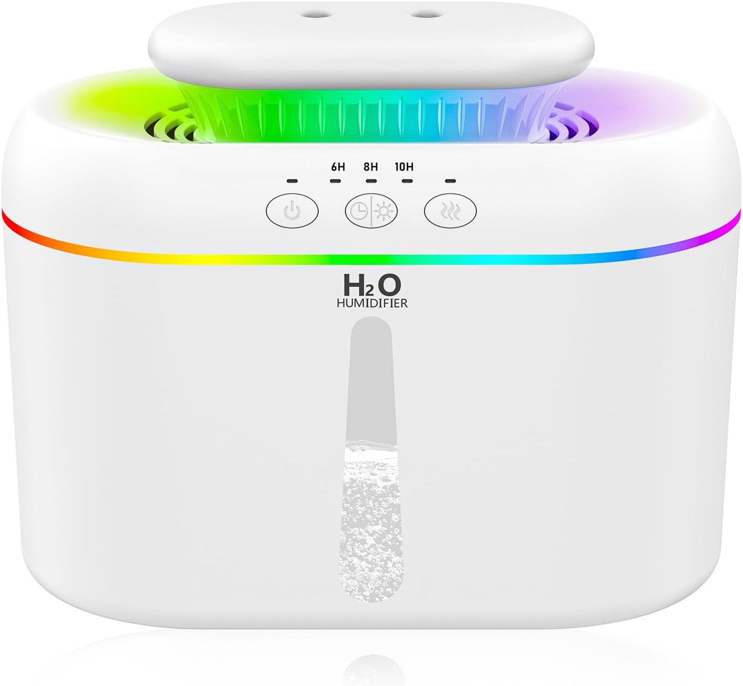 LISACOOL 2L humidifiers Ultra Quiet Supersized Cool Mist Air for Bedroom | Improve Sleep Quality,Home & Plant Care, Adjustable Cool Mist,Skin Beauty Care Fast Relief,Easy to Clean