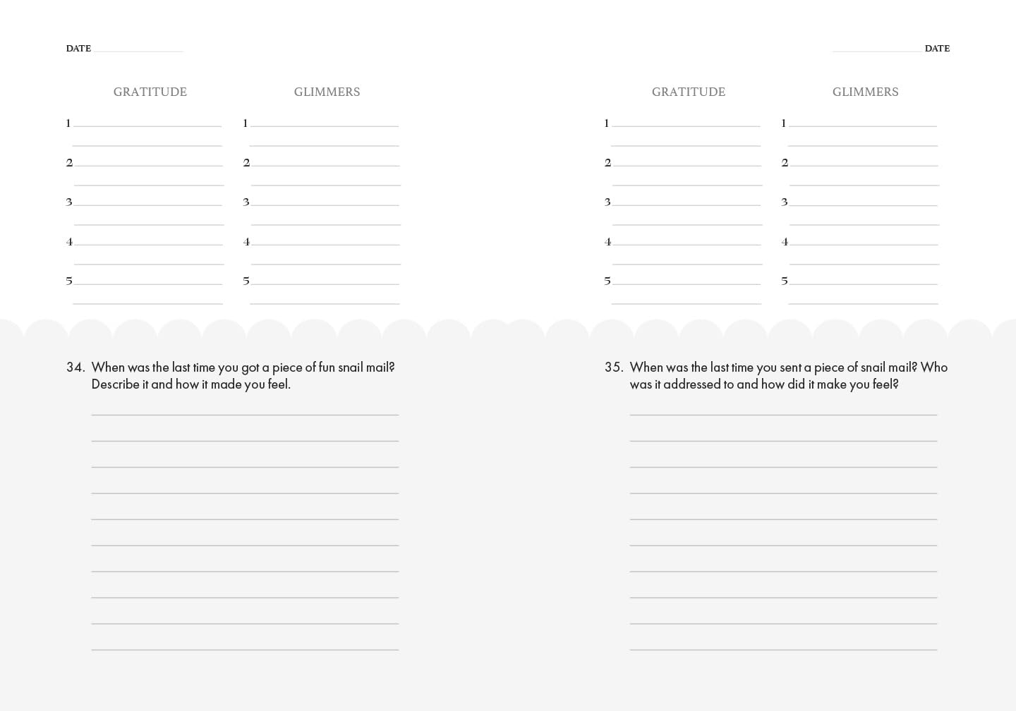 The Gratitude and Glimmers Journal: The 5 Minute Nighttime Journal (Daily Reflection Journal, Self-Care & Wellness)