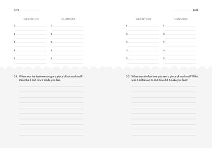 The Gratitude and Glimmers Journal: The 5 Minute Nighttime Journal (Daily Reflection Journal, Self-Care & Wellness)