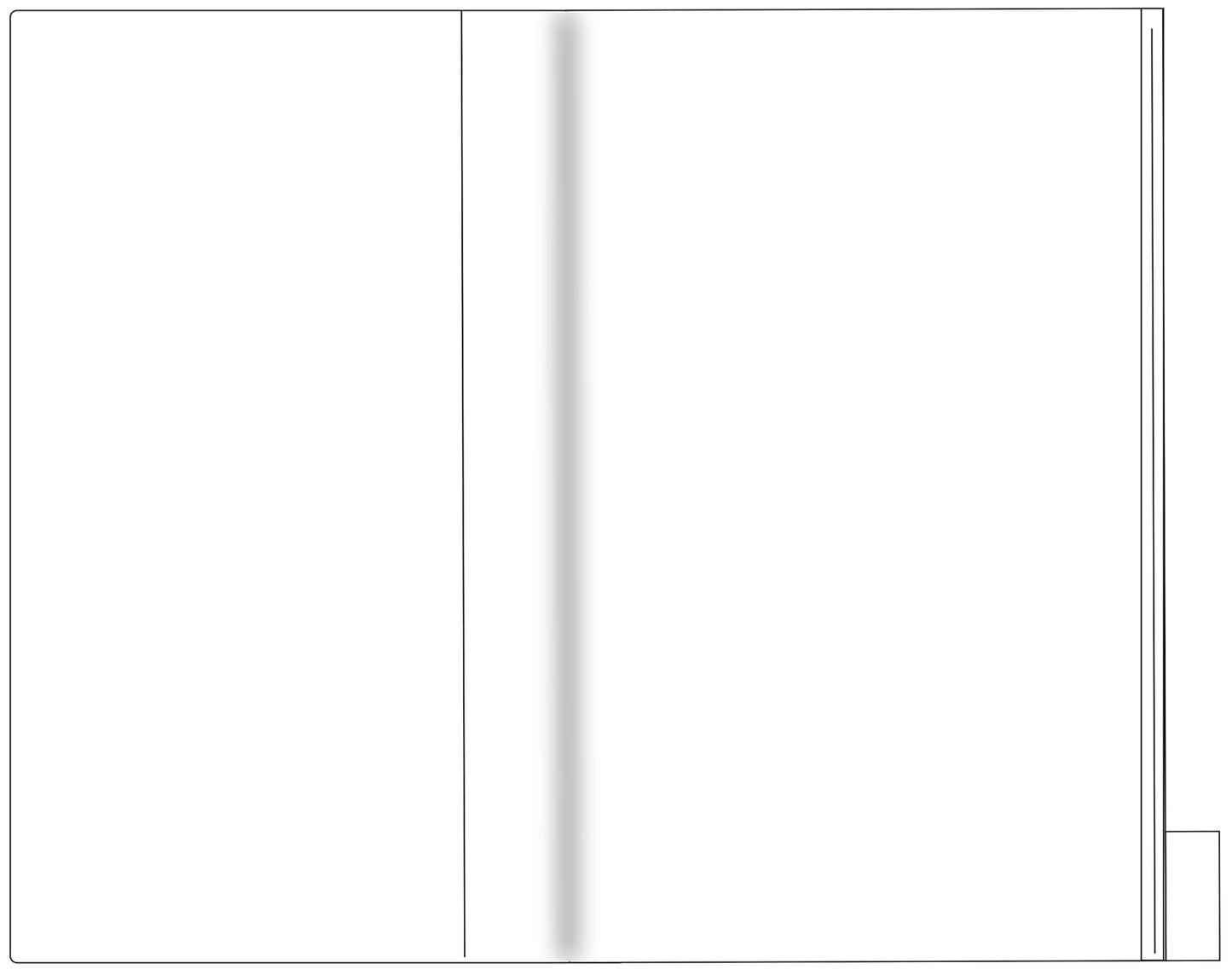 Voyager Refillable Notebook - Midnight Blue (Traveler's Journal, Planner, Notebook)
