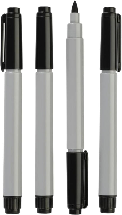 Cadie Permanent Freezer Marker Set of 2 – Waterproof Fast-Drying Black Fine Bullet Tip Ink Pens for Food Labeling, Fridge & Freezer Storage, Lab & Kitchen Use, & General Organization