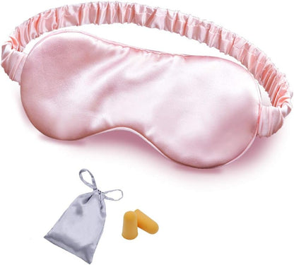 OLESILK 100% Mulberry Silk Sleep Mask for Women - Zero-Pressure Blackout