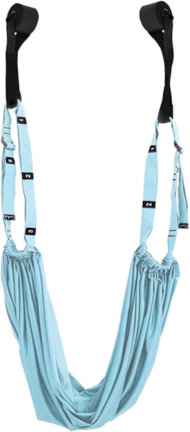 Leg Stretcher Strap, Stretching Equipment with Door Anchor Flexibility Trainer Backbend Assist for Dance Aerial Yoga Ballet Leg Stretching Exercise