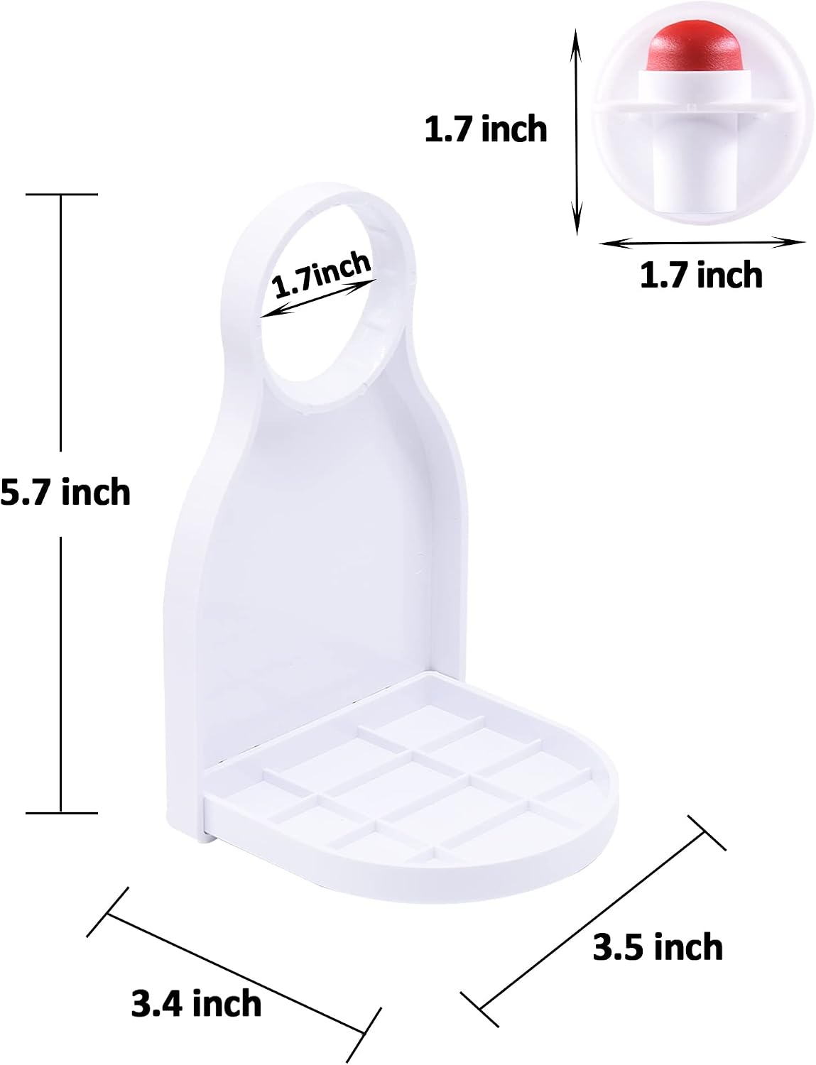 Laundry Detergent Cup Holder, Drip Tray Catcher for Laundry Fabric Softener, No more mess and drips