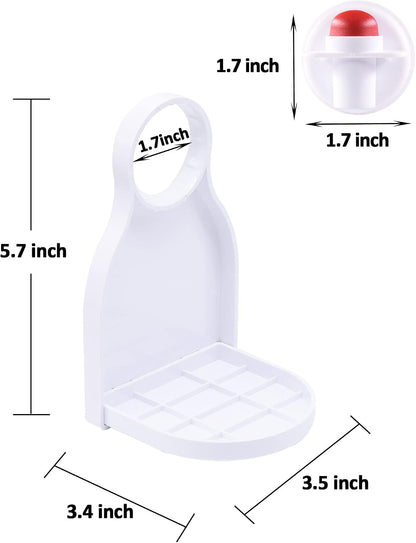 Laundry Detergent Cup Holder, Drip Tray Catcher for Laundry Fabric Softener, No more mess and drips