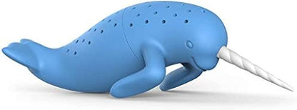 Genuine Fred RELAXOLOTL Tea Infuser, Cute Axolotl Design, For Loose Leaf Tea, Flexible, Easy to Clean Silicone, Fun Gift for Tea Lovers, Clever Kitchen Gadget