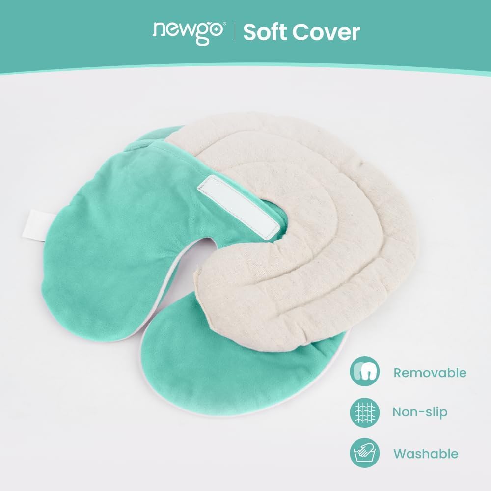 NEWGO Face Heating Mask, Moist Heat for Sinus & Migraine, Purple | Reusable and Easy to Use, Microwavable Warm Compress for Sinus Pressure, Migraine, and Tension Headache Relief