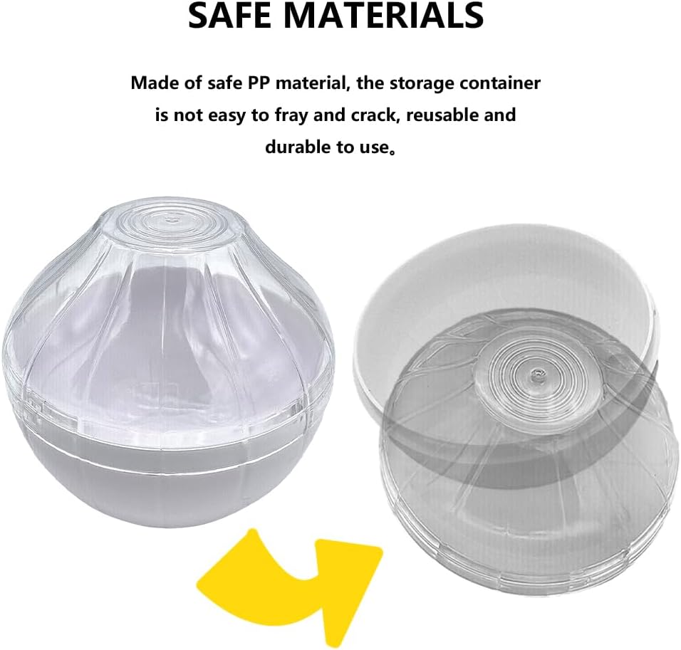 Fruit and Vegetable Storage Containers for Fridge, Onion Saver and Lemon Keeper Reusable Lemon and Onion Keeper/Saver/Holder, Refrigerator Vegetable Crisper(White)