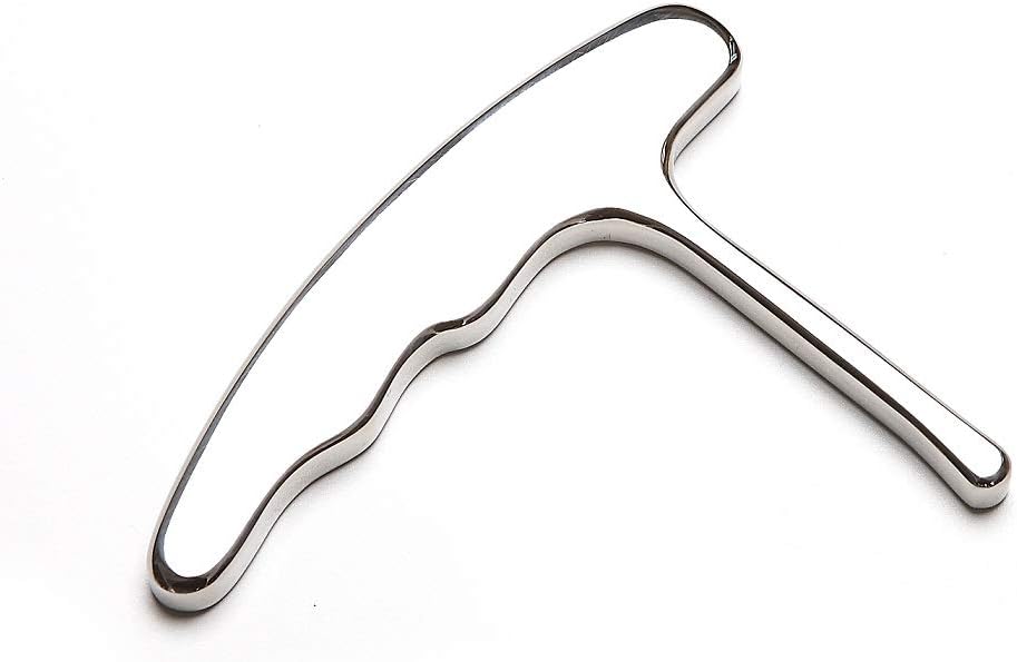 Stainless Steel Trigger Point Massage Tool-Deep Tissue Massage- Reflexology Acupressure Massage Tools for Myofascial Release Relief Pain | Ergonomic stainless steel pressure arm targets muscle knots and hard-to-reach areas with less hand strain