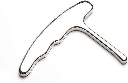 Stainless Steel Trigger Point Massage Tool-Deep Tissue Massage- Reflexology Acupressure Massage Tools for Myofascial Release Relief Pain | Ergonomic stainless steel pressure arm targets muscle knots and hard-to-reach areas with less hand strain