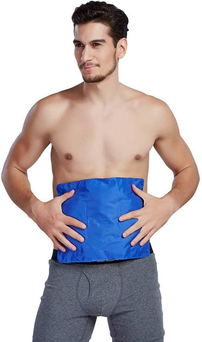 Koo-Care Large Flexible Gel Ice Pack for Injuries Reusable Hot Cold Compress - Fit for Shoulder Arm, Back, Hip, Knee, Shin, Foot Pain Relief, Swelling, Physical Therapy (L, 11" x 14") Pack of 2