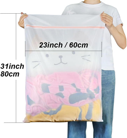 Tenn Well 3Pcs Mesh Laundry Bags For Shoes Sneakers Fits Size 12 | Mesh bags for trainers, tennis shoes, slippers, washing machine safe