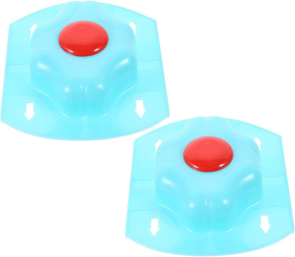 Multi-Functional Food Grater Finger Guard and Compact Food Slicer Safety Holder, 2pcs Protective Hand Guards for Kitchen Vegetable and Fruit Cutting Random Color
