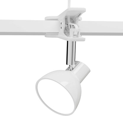 deeloop Clip On Light, 400LM Reading Lamp, Flexible Clamp Light, Black
