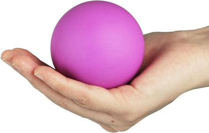WOVTE Massage Lacrosse Ball Therapy for Sore Muscles Myofascial Release | Shoulders, Neck, Back, Foot, Body, Deep Tissue, Trigger Point, Muscle Knots, Yoga