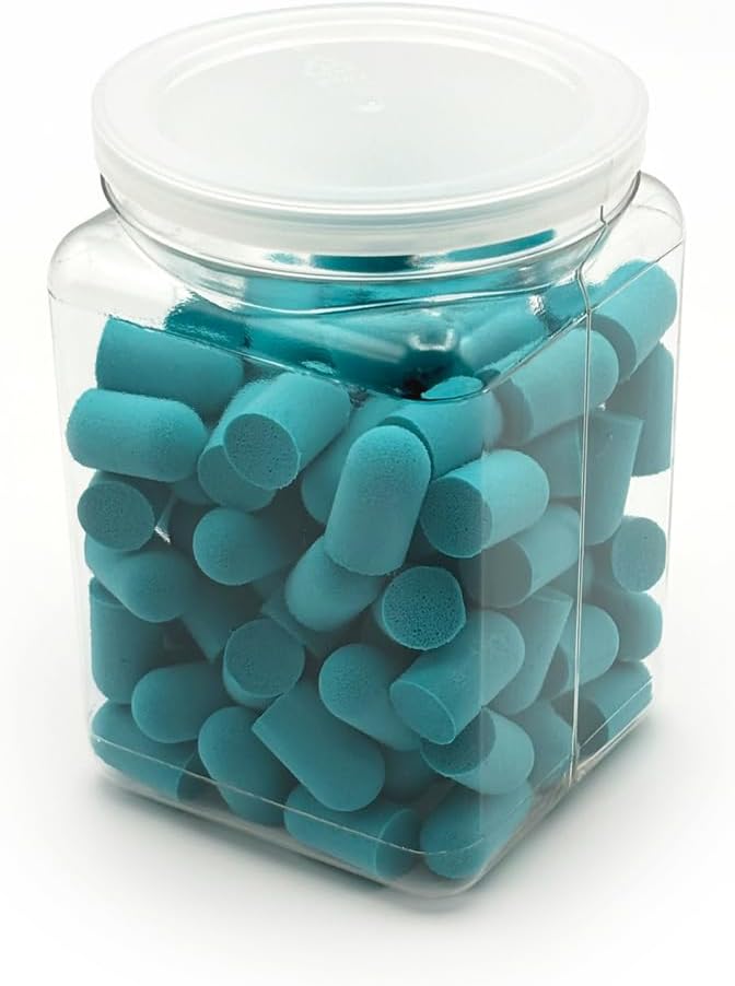 Flents Protechs Super Sleep Foam Ear Plugs, NRR 29, 10 Pair, Teal