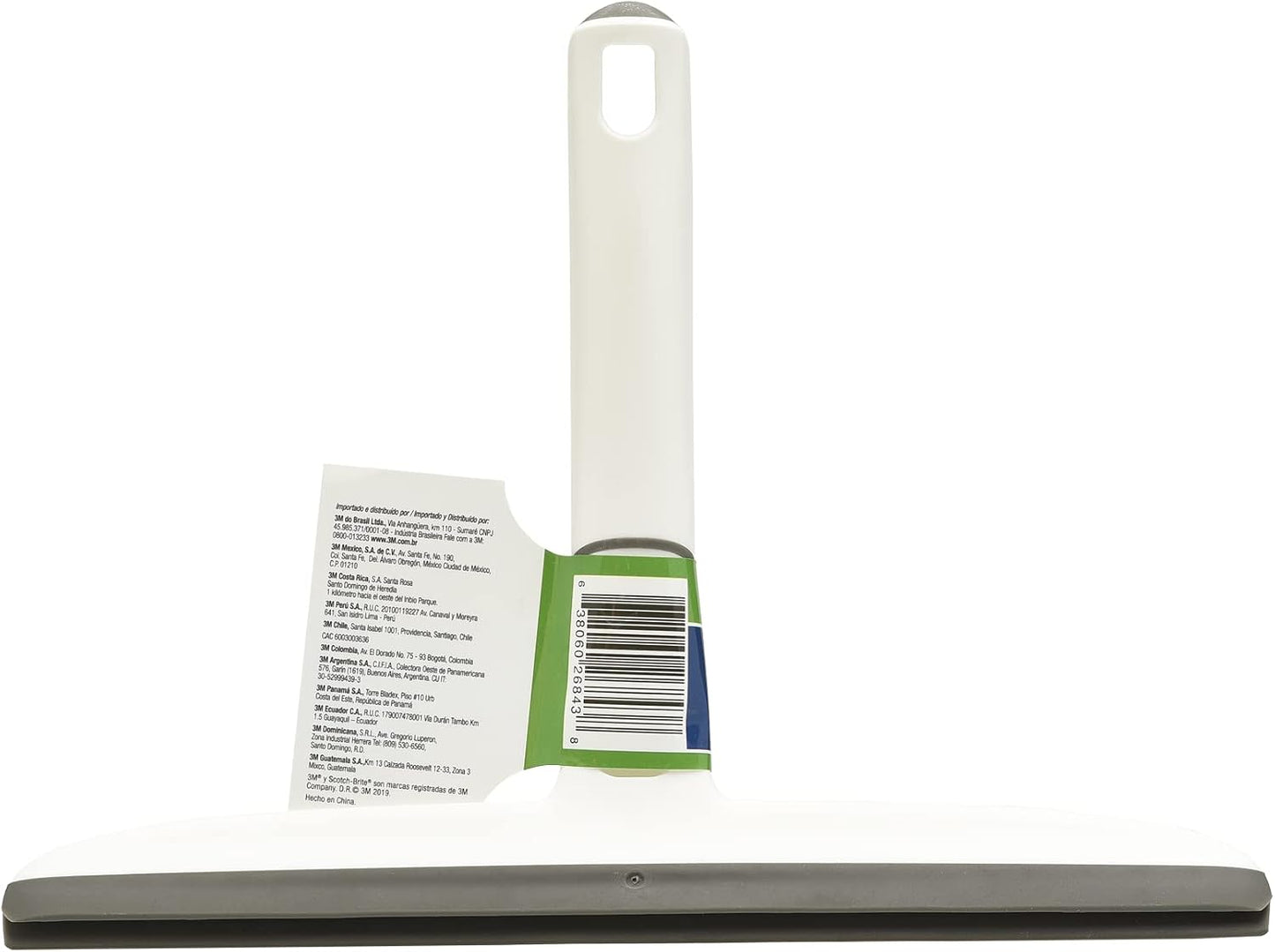 Scotch-Brite, All-Purpose 10 Inch Dual Blade Streak-Free Squeegee, Safe on Mirrors, Glass Shower Doors, Windows, Sinks and More