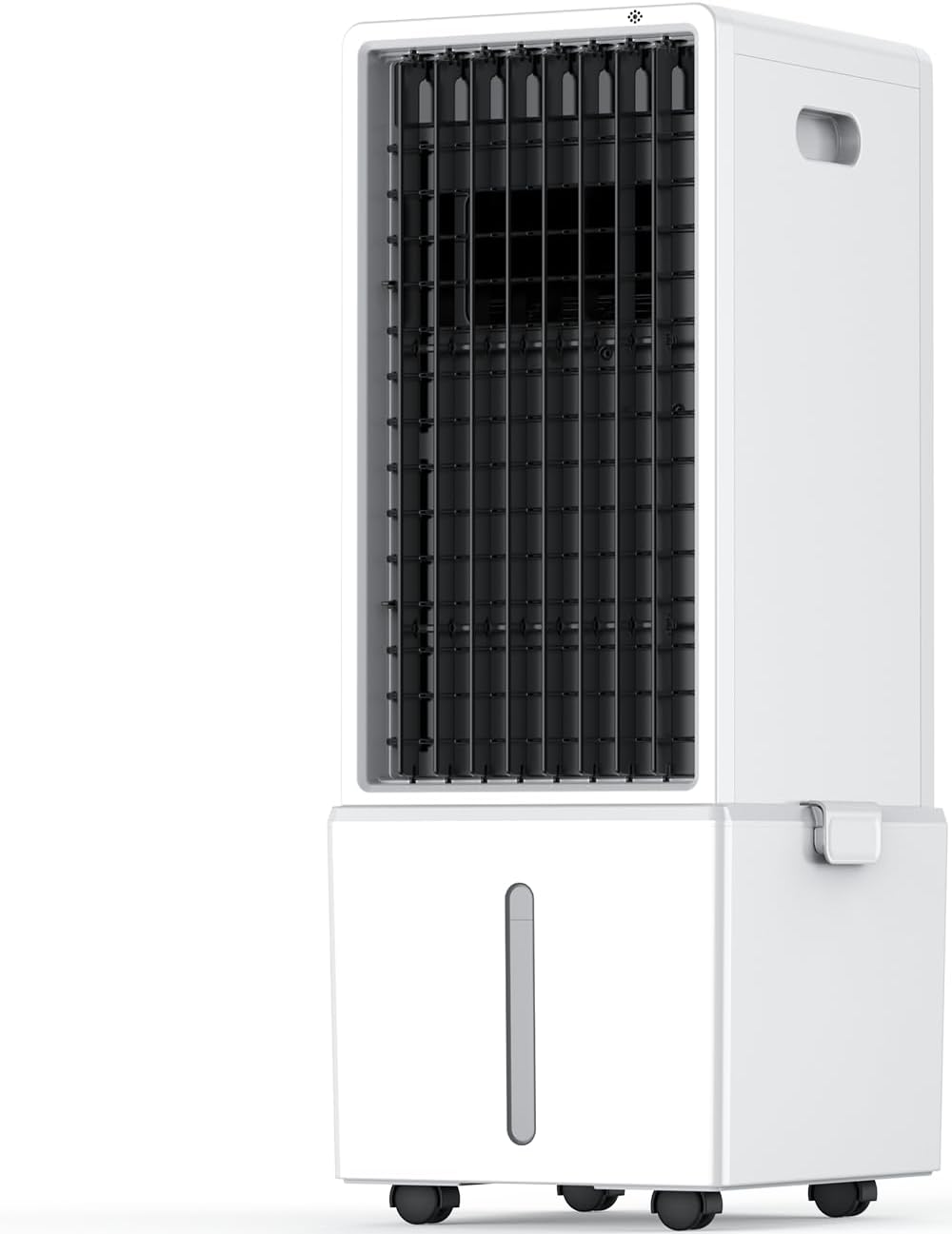 Portable Air Conditioners 4 Modes&3 Speeds,4 Ice Packs, Waterless Alert System, 12H Timer, Remote,1 Gal Detachable Water Tank, 70°Oscillation Windowless Evaporative Air Cooler for Room Office