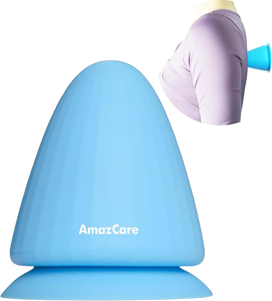 Trigger Point Massage Tool Manual Massage Ball with Suction Cup | Silicone Massage Ball For Muscle Knots Deep Tissue Myofascial Release Hip Flexor Iliacus Psoas Neck Shoulder Back Thigh Foot