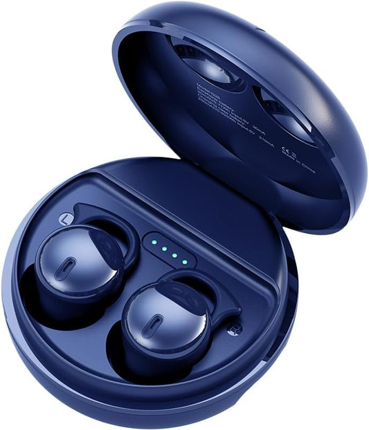 Invisible Sleep Headphones,Sleep Earbuds for Side Sleepers,Small Comfortable Fit Noise Blocking Sleeping Ear Buds,Bluetooth 5.3 Wireless Earbuds, in-Ear Ear Buds for Sleeping, Working (Blue)