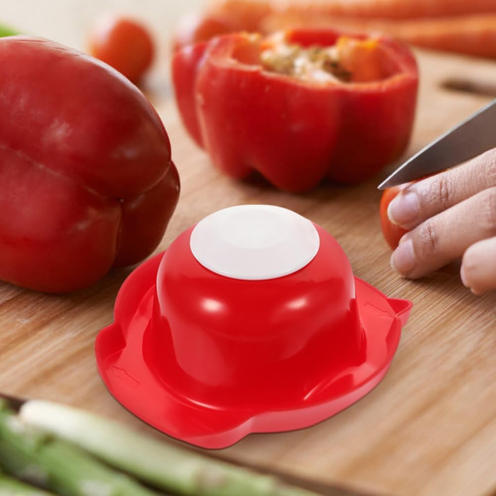 Garneck Food Safety Holder for Mandoline Slicer Plastic Food Holder and Finger Protector for Grating Vegetables Stable Vegetable Cutting Device for Onions Potatoes Fruits 4.40 X 4.13 X 2.16 in