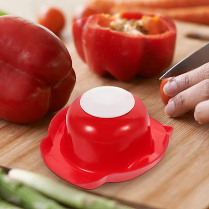 Garneck Food Safety Holder for Mandoline Slicer Plastic Food Holder and Finger Protector for Grating Vegetables Stable Vegetable Cutting Device for Onions Potatoes Fruits 4.40 X 4.13 X 2.16 in