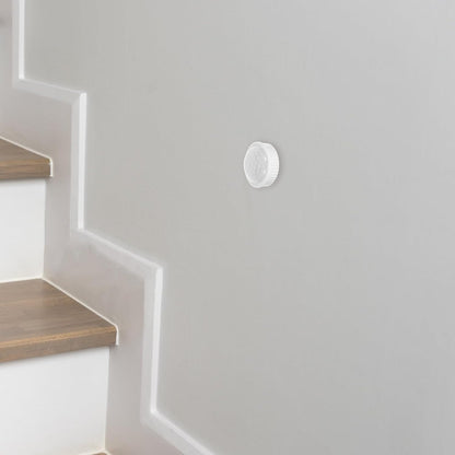 Sewroro 2pcs White Plastic under Bed Sensor Shade with Auto Light Switch and Openhole Design for Indoor Use and Smart Home Security Systems