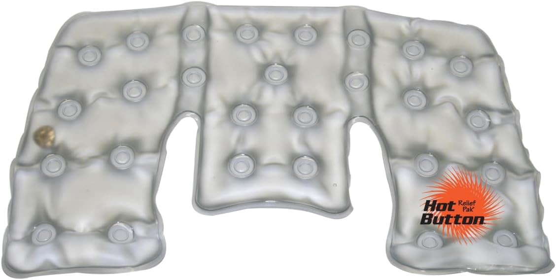 Relief Pak Hot Button Instant Reusable Hot Compress, Neck