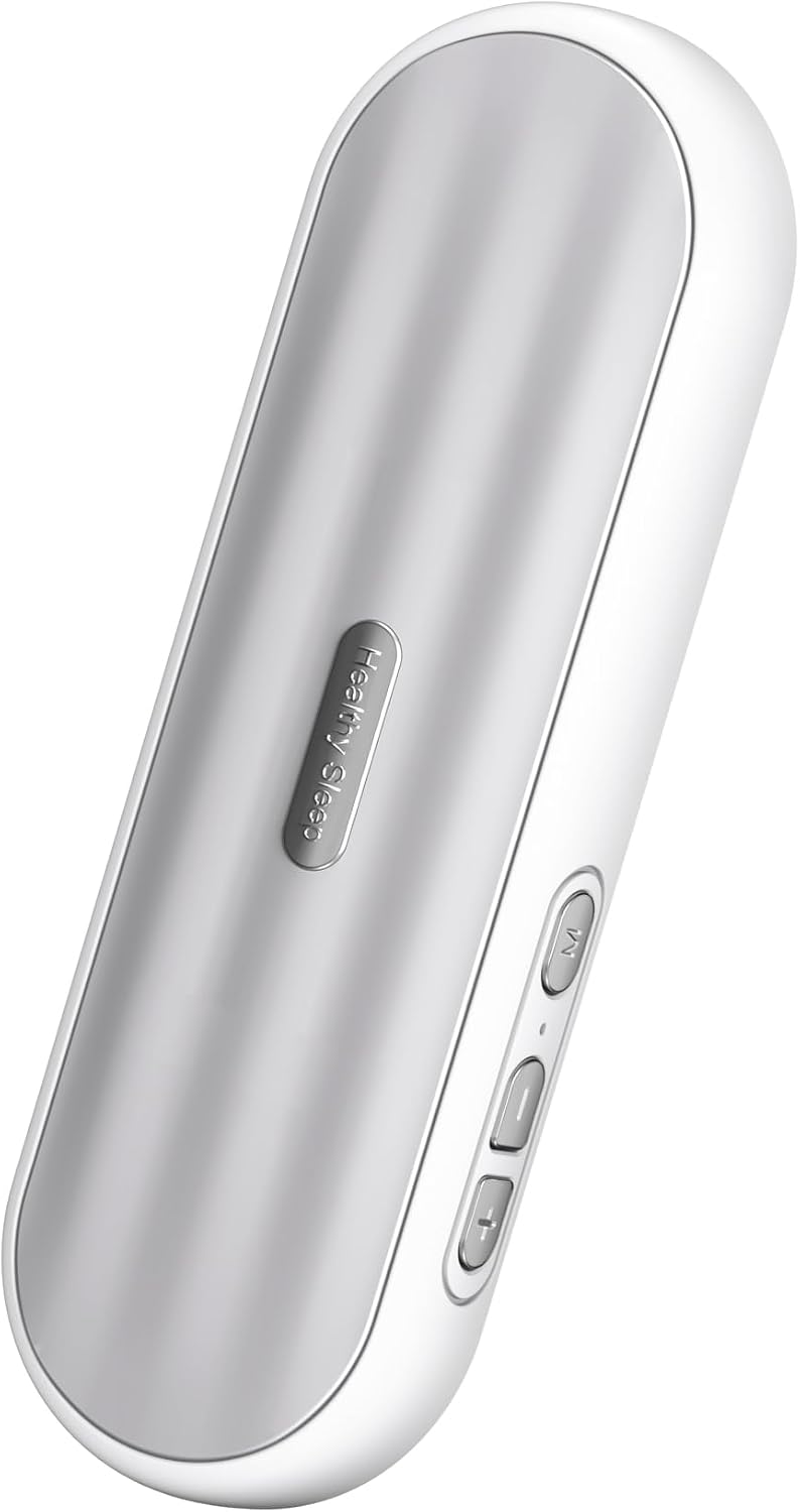 Under Pillow Speaker Bluetooth for Sleeping: Private White Noise Speaker with Bone Conduction for Sleep -Silver