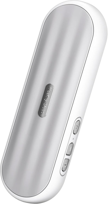 Under Pillow Speaker Bluetooth for Sleeping: Private White Noise Speaker with Bone Conduction for Sleep -Silver