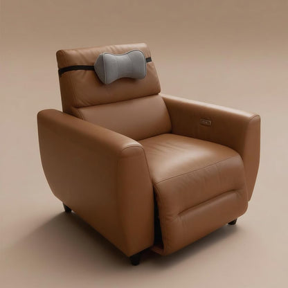 Car Neck Support Pillow Recliner Headrest Pillow for Neck Pain Relief Tan